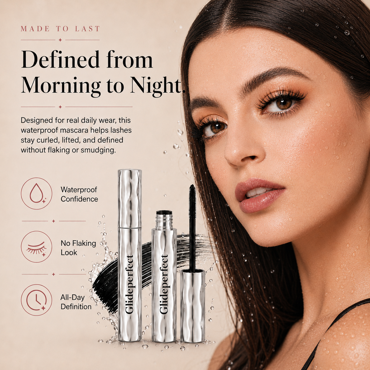 LAST DAY - BUY 1 GET 1 FREE💜Waterproof Curling & Lengthening Mascara