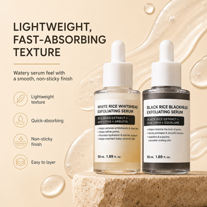 Rice Exfoliating Serum for Blackheads & Whiteheads