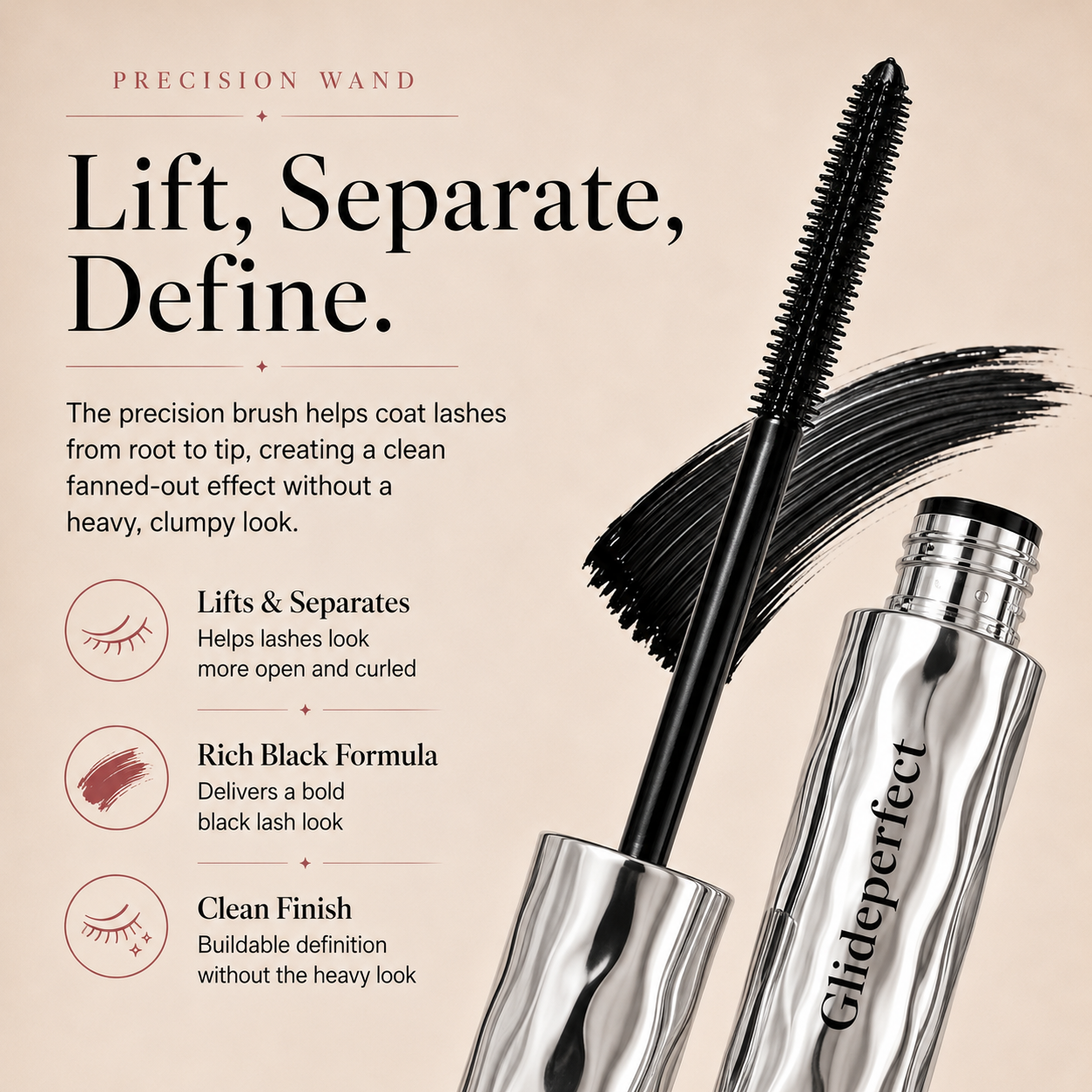 LAST DAY - BUY 1 GET 1 FREE💜Waterproof Curling & Lengthening Mascara