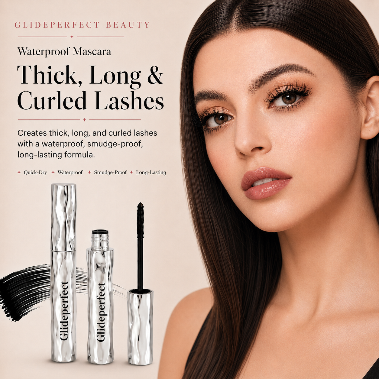 LAST DAY - BUY 1 GET 1 FREE💜Waterproof Curling & Lengthening Mascara