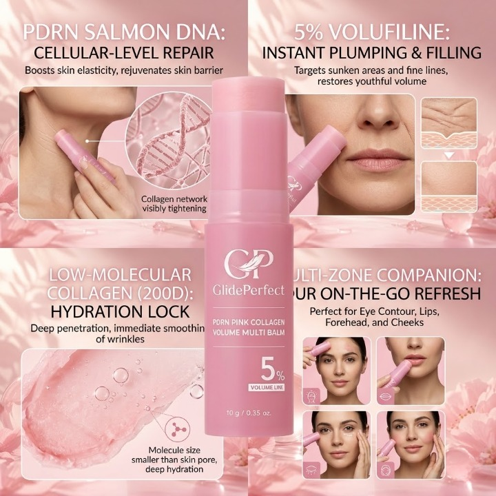 GlidePerfect™ Pink Collagen & PDRN Volume Multi Balm